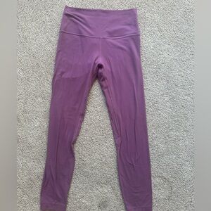 Lululemon leggings - purple, size 6, 28’ length